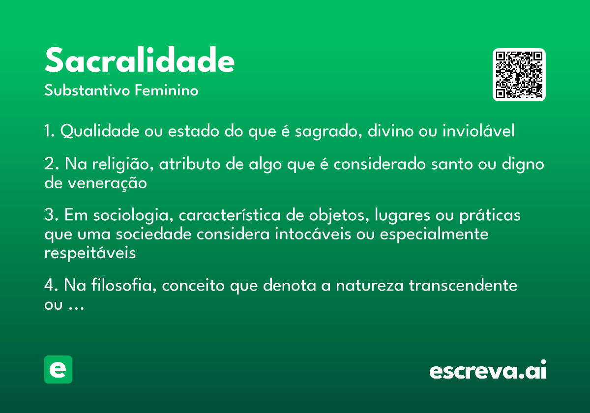 sacralidade