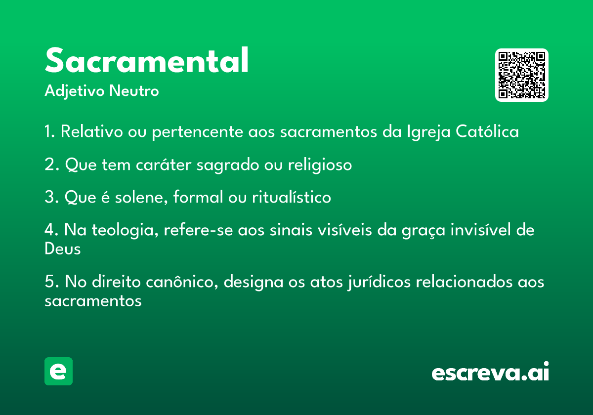sacramental