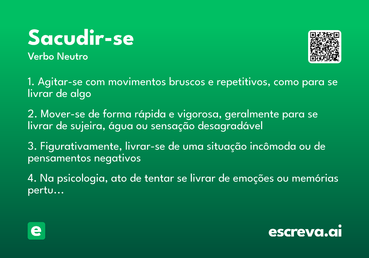 sacudir-se