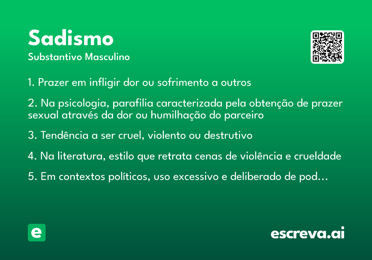 sadismo