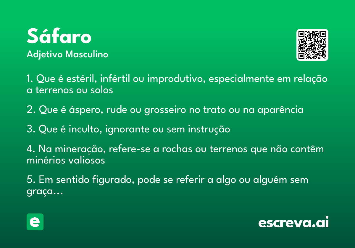 sáfaro