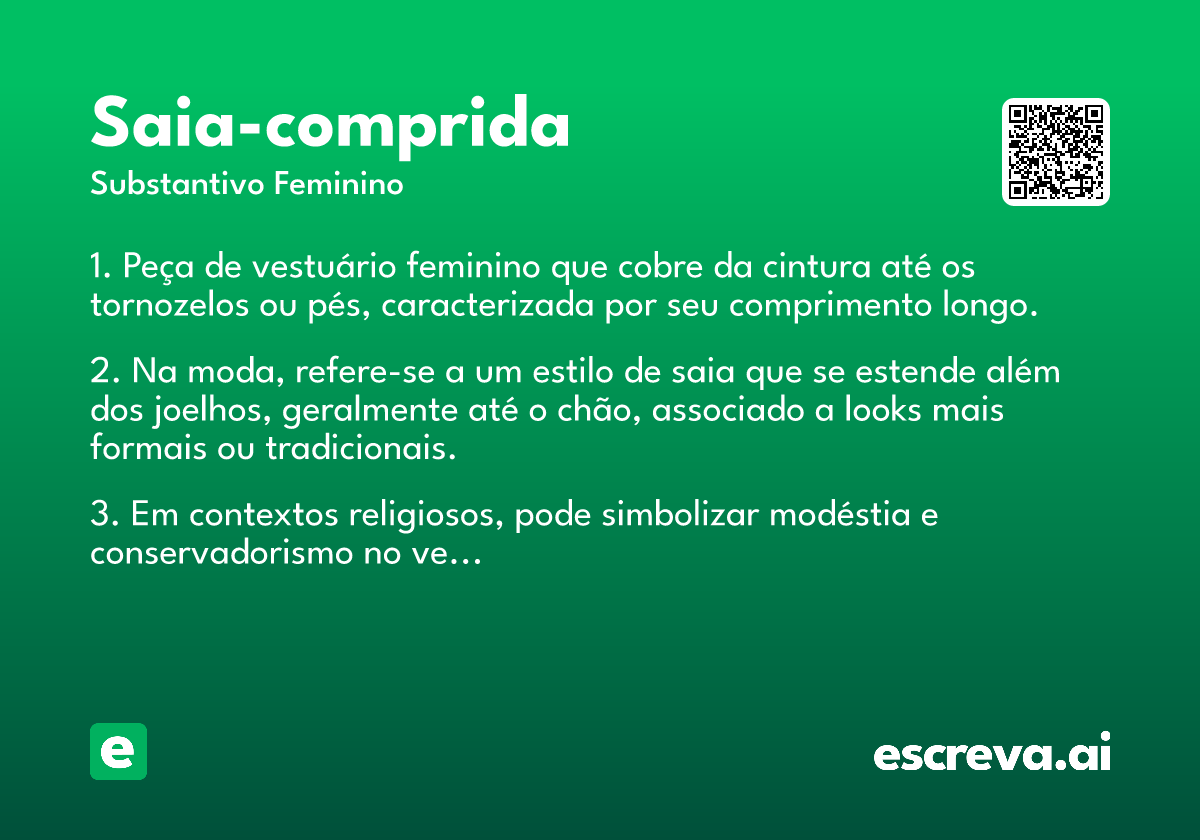 saia-comprida