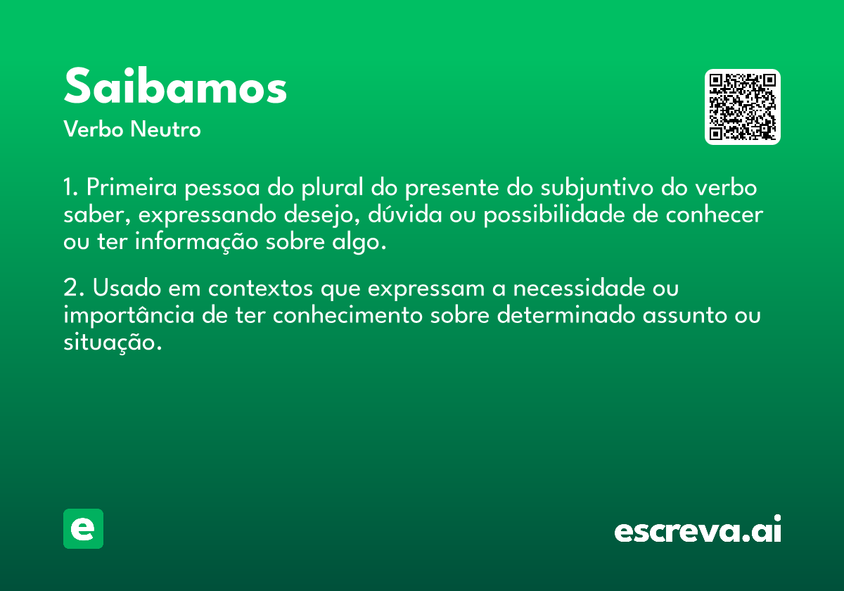 saibamos