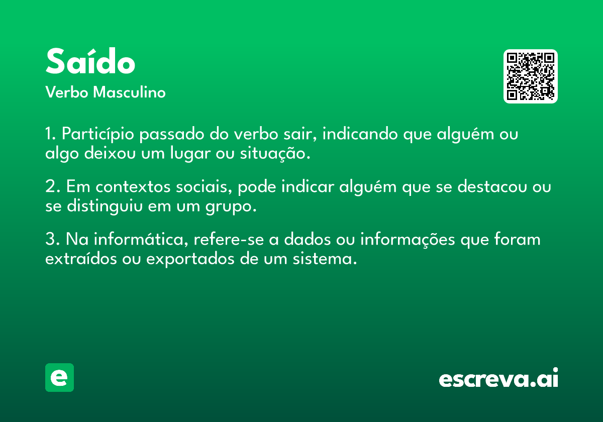 saído