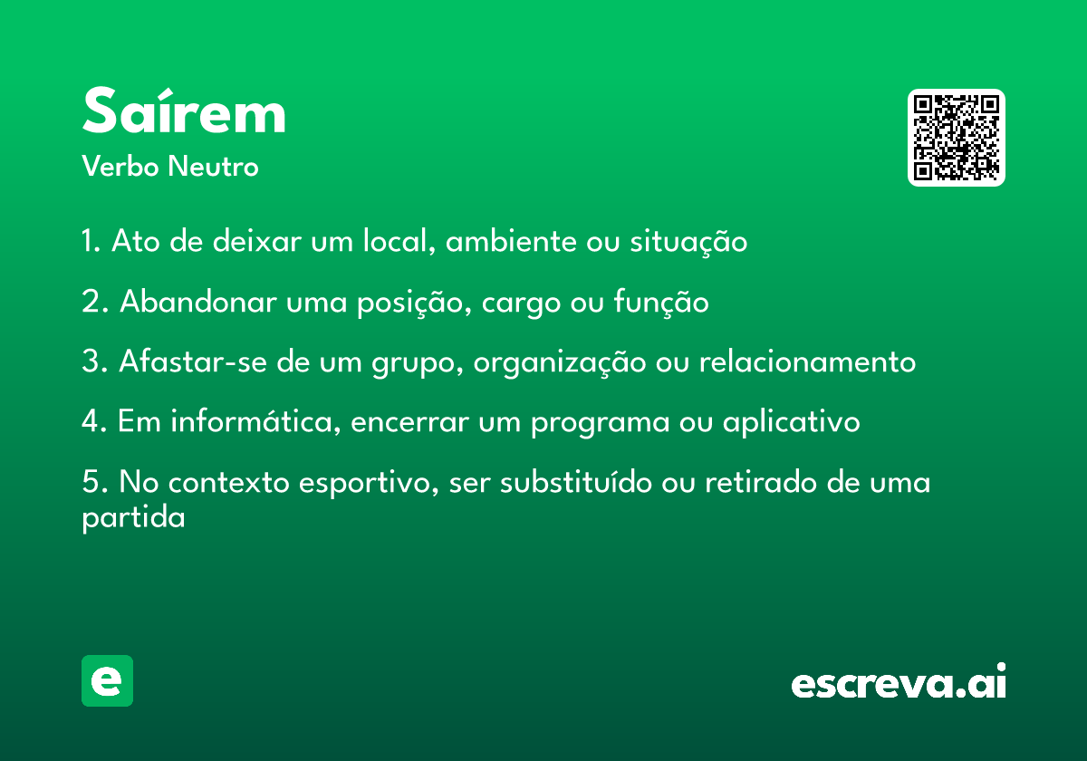 saírem