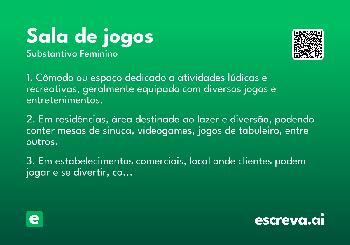 sala de jogos