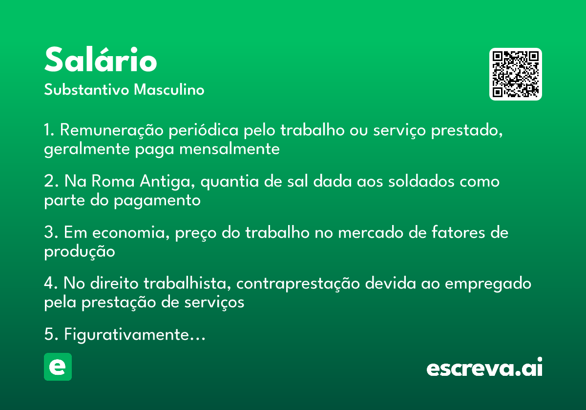 salário
