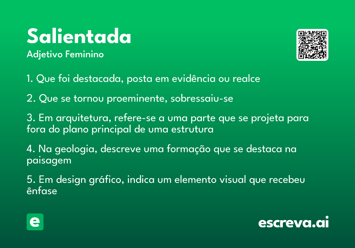 salientada