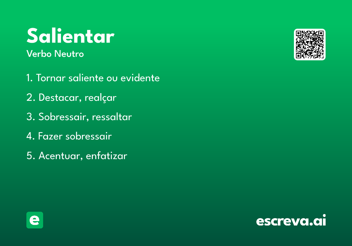 salientar