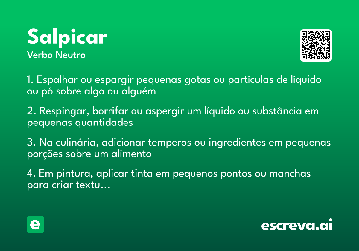 salpicar