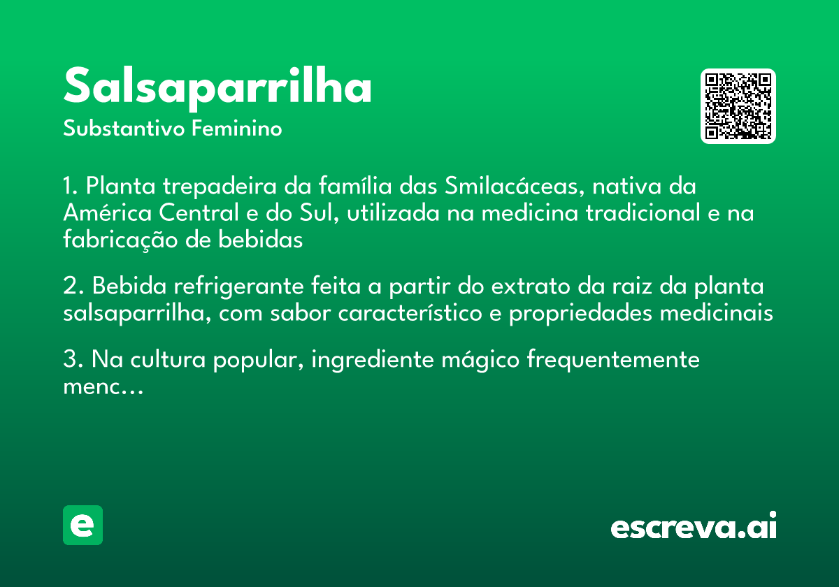 salsaparrilha