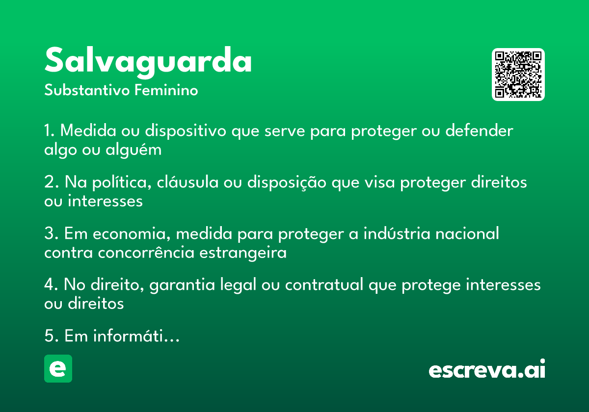 salvaguarda