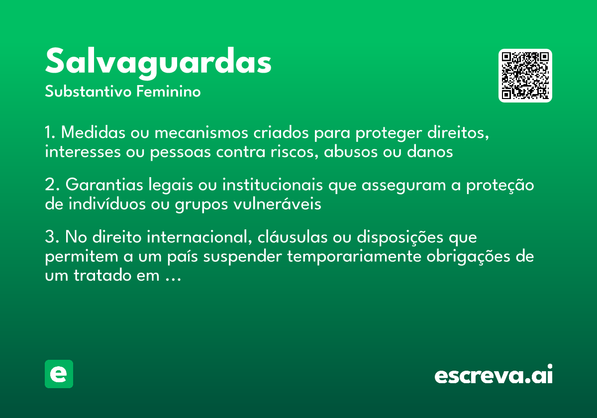 salvaguardas