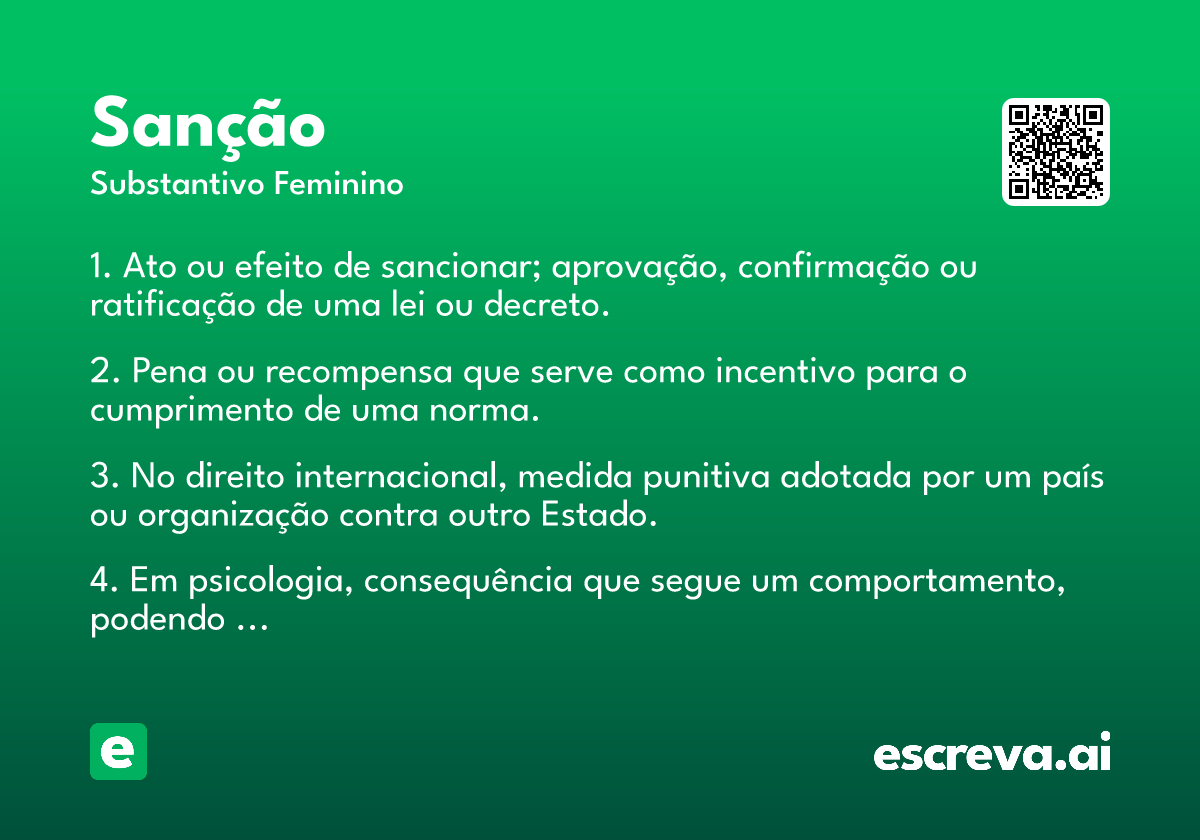 sanção