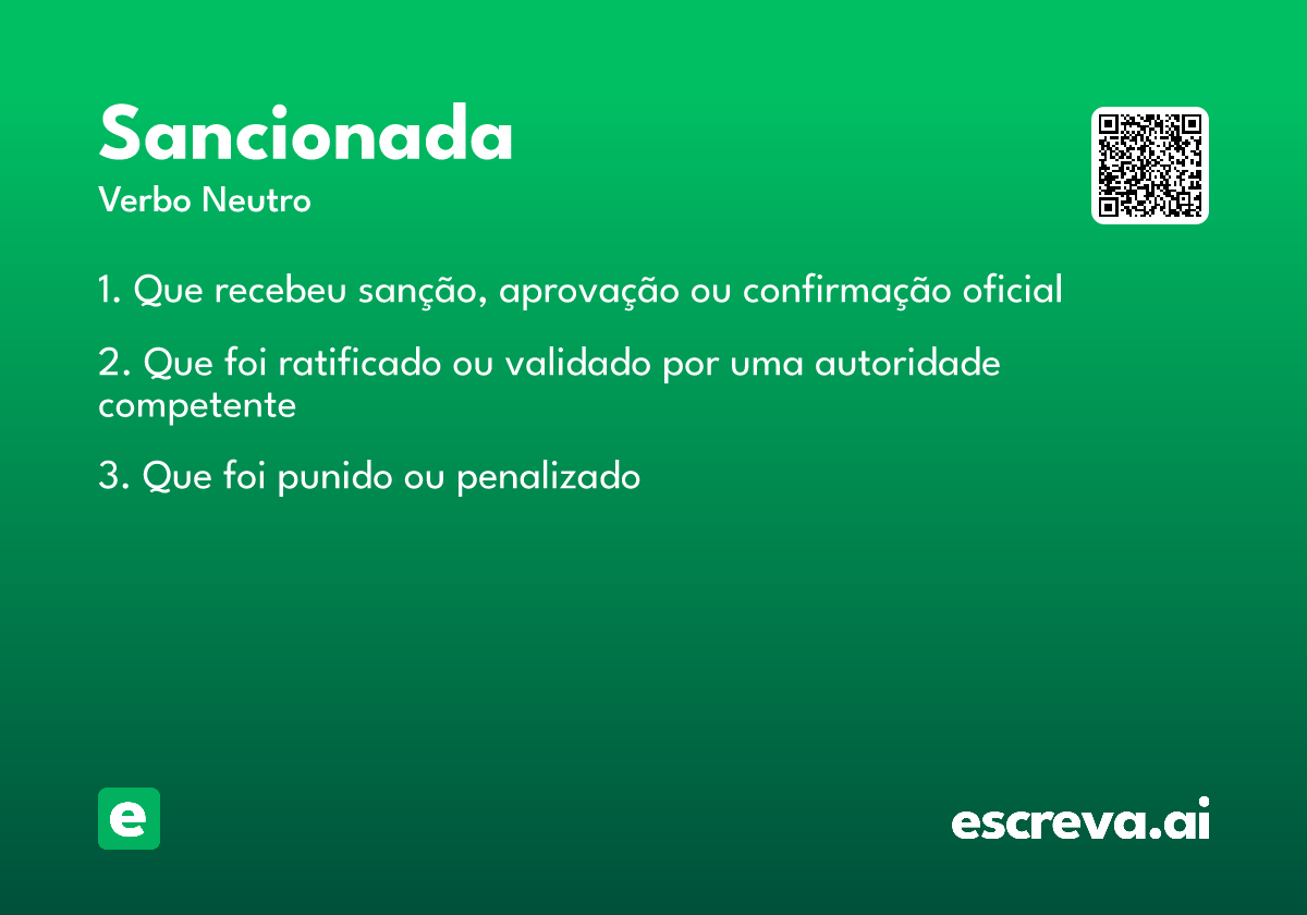 sancionada