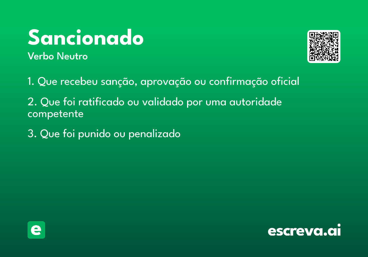 sancionado