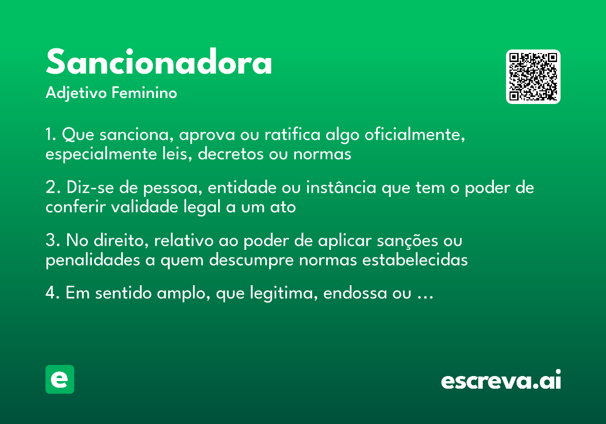 sancionadora