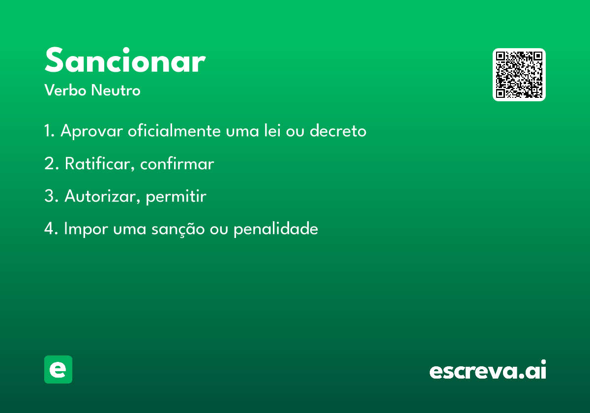 sancionar