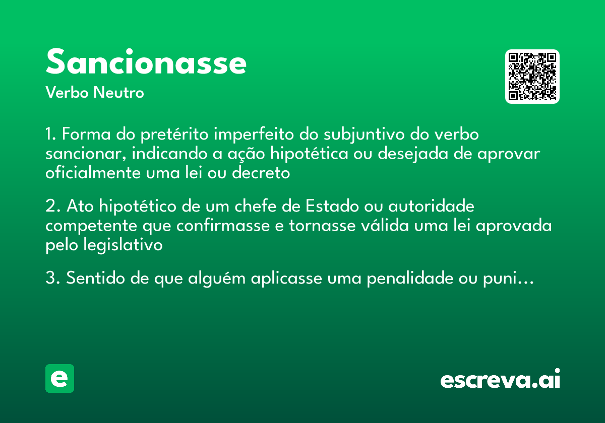 sancionasse