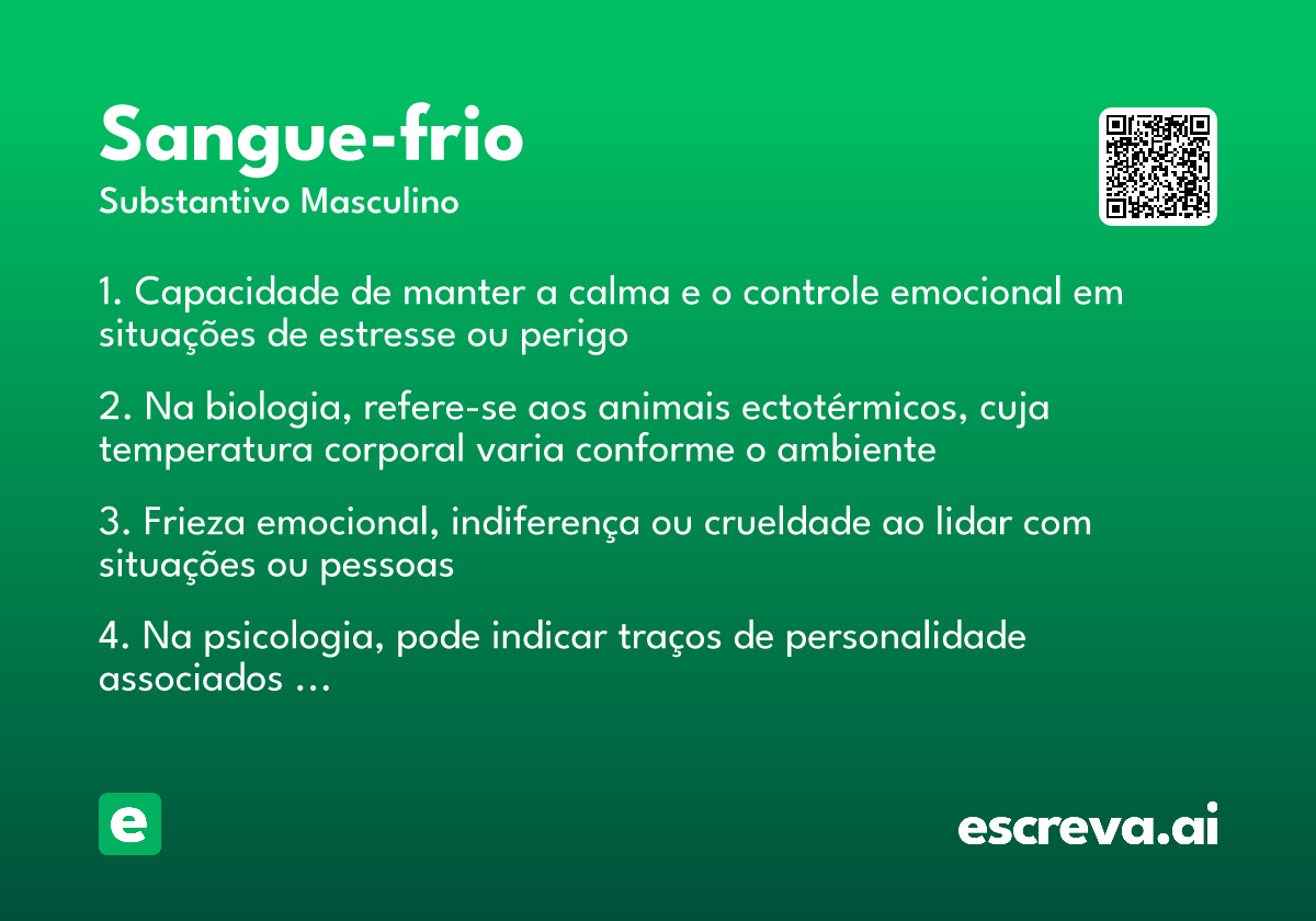 sangue-frio