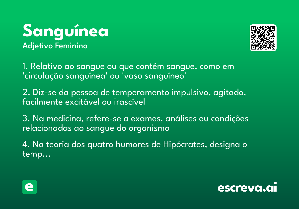 sanguínea