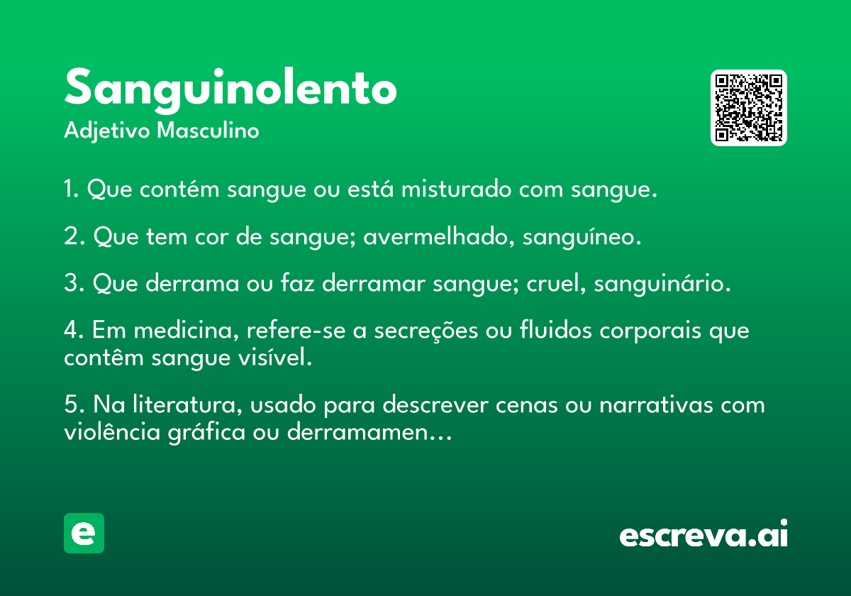 sanguinolento