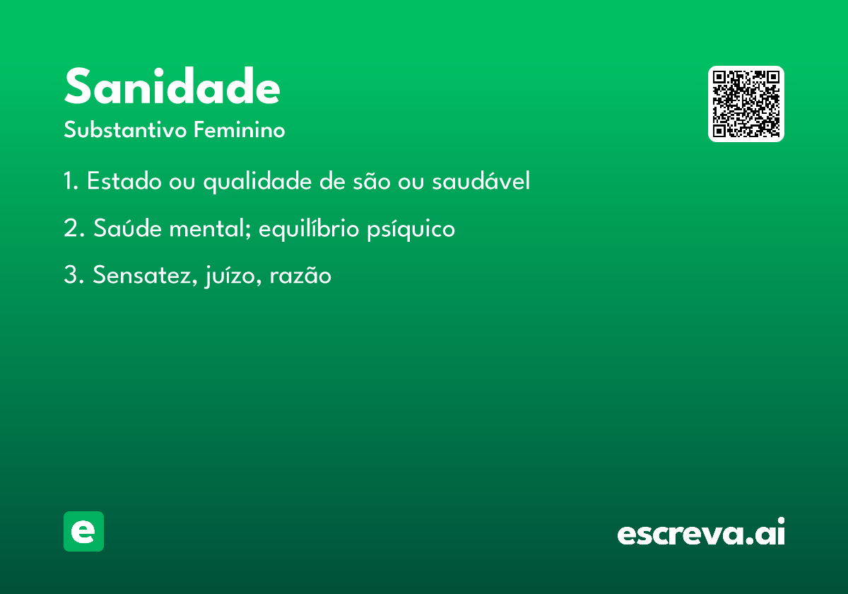 sanidade
