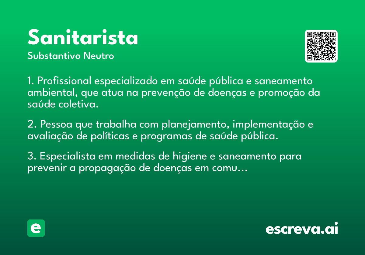 sanitarista