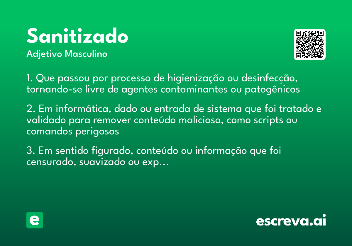 sanitizado