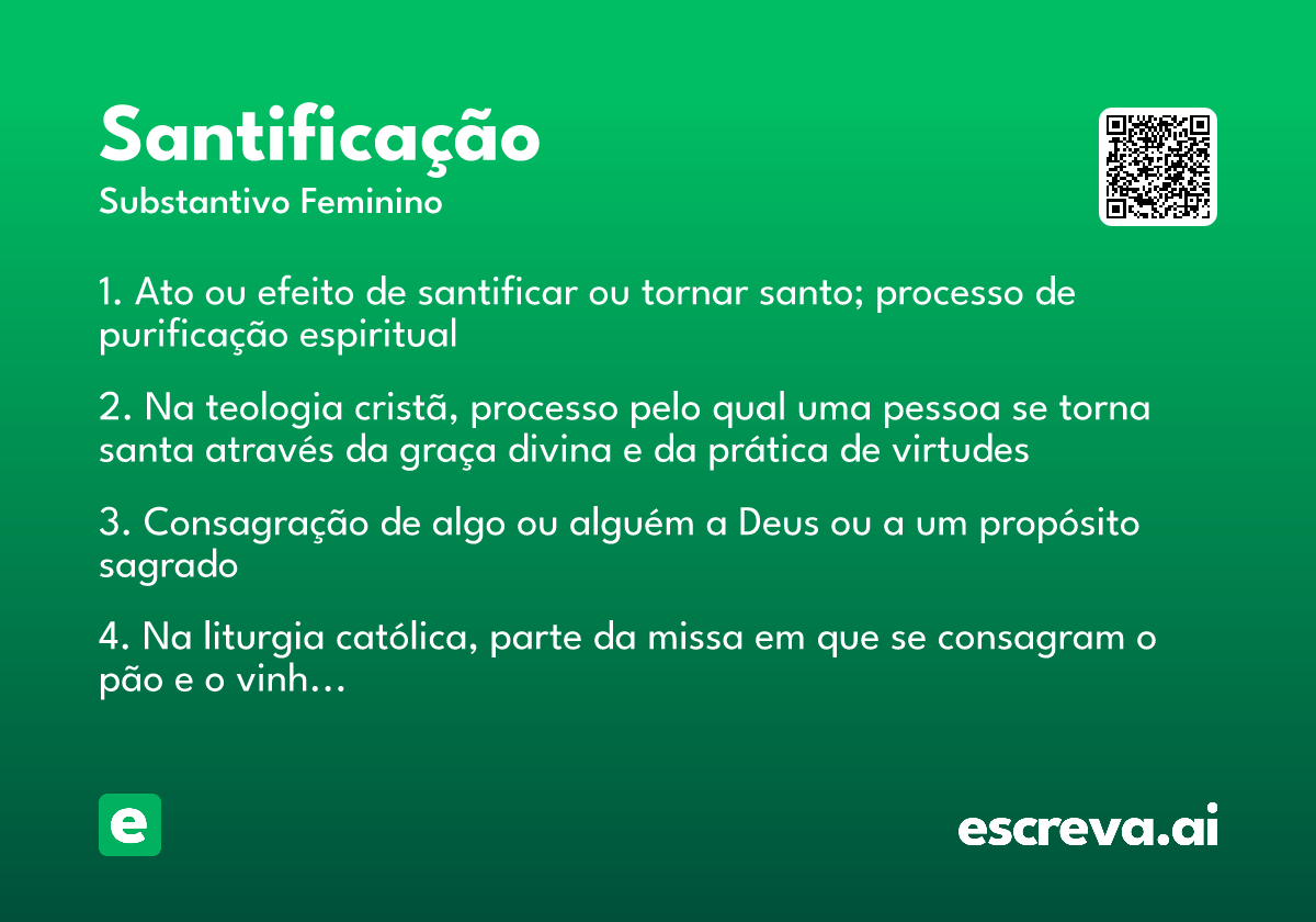 santificação