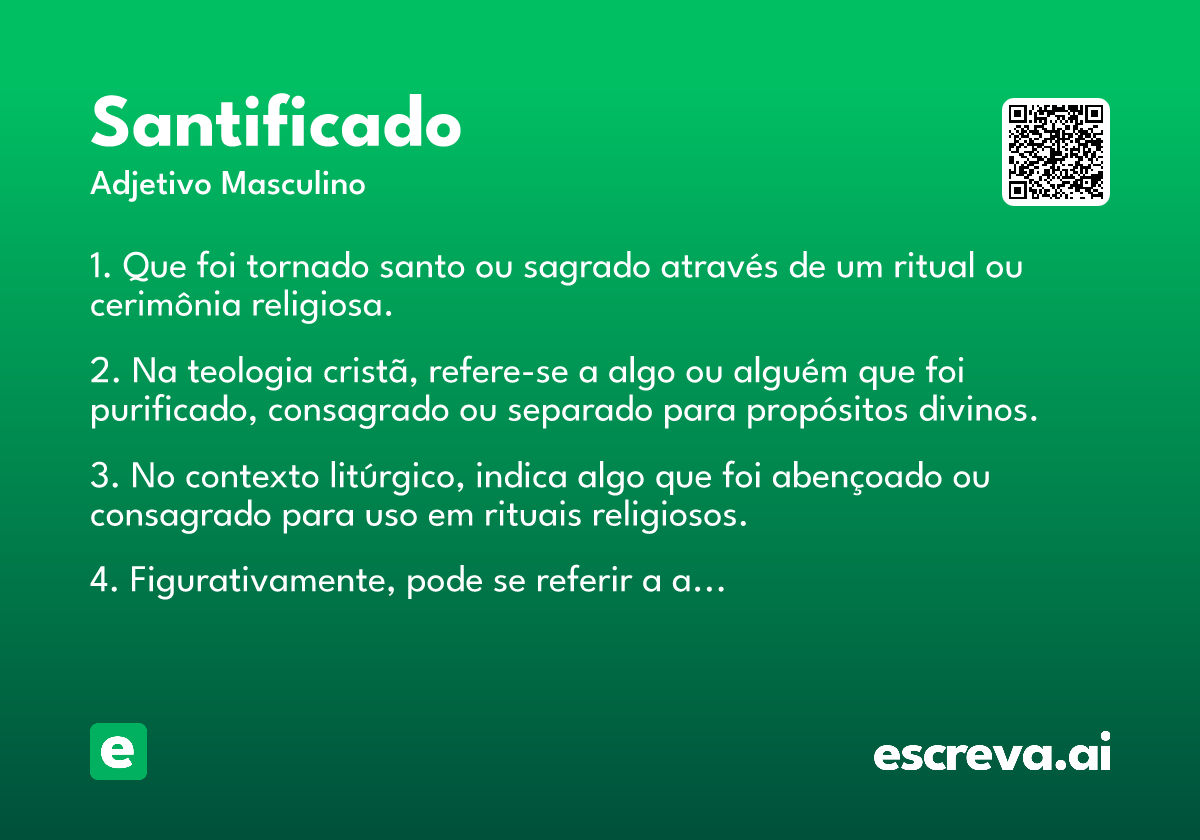 santificado