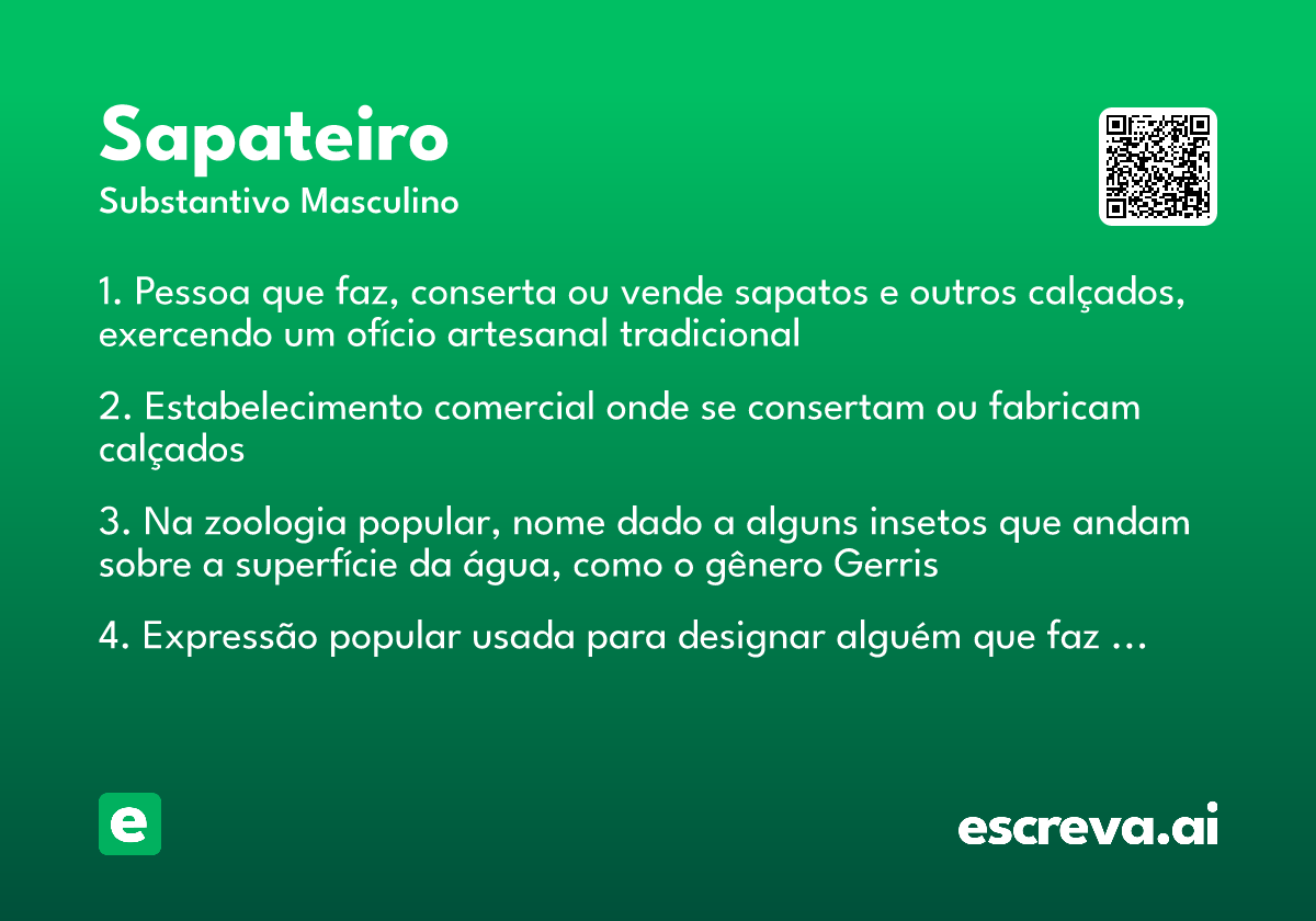 sapateiro