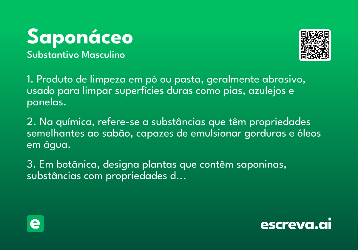 saponáceo