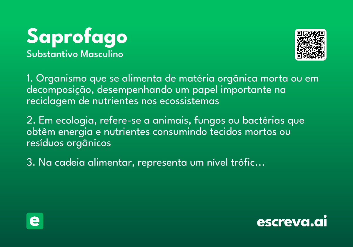 saprofago