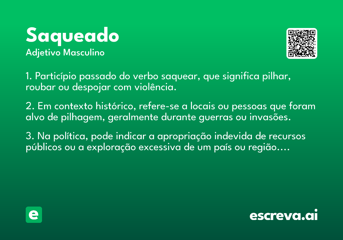 saqueado