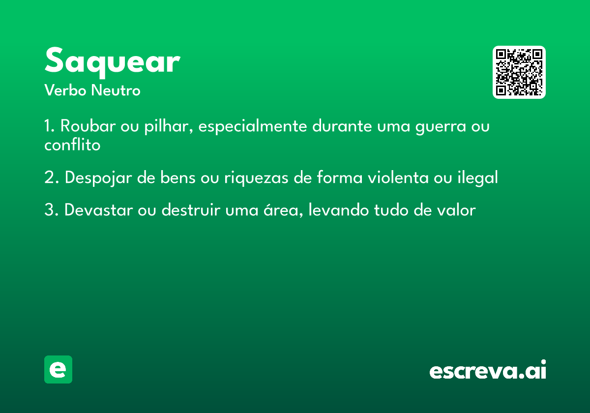 saquear