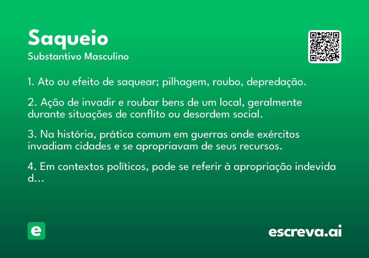 saqueio