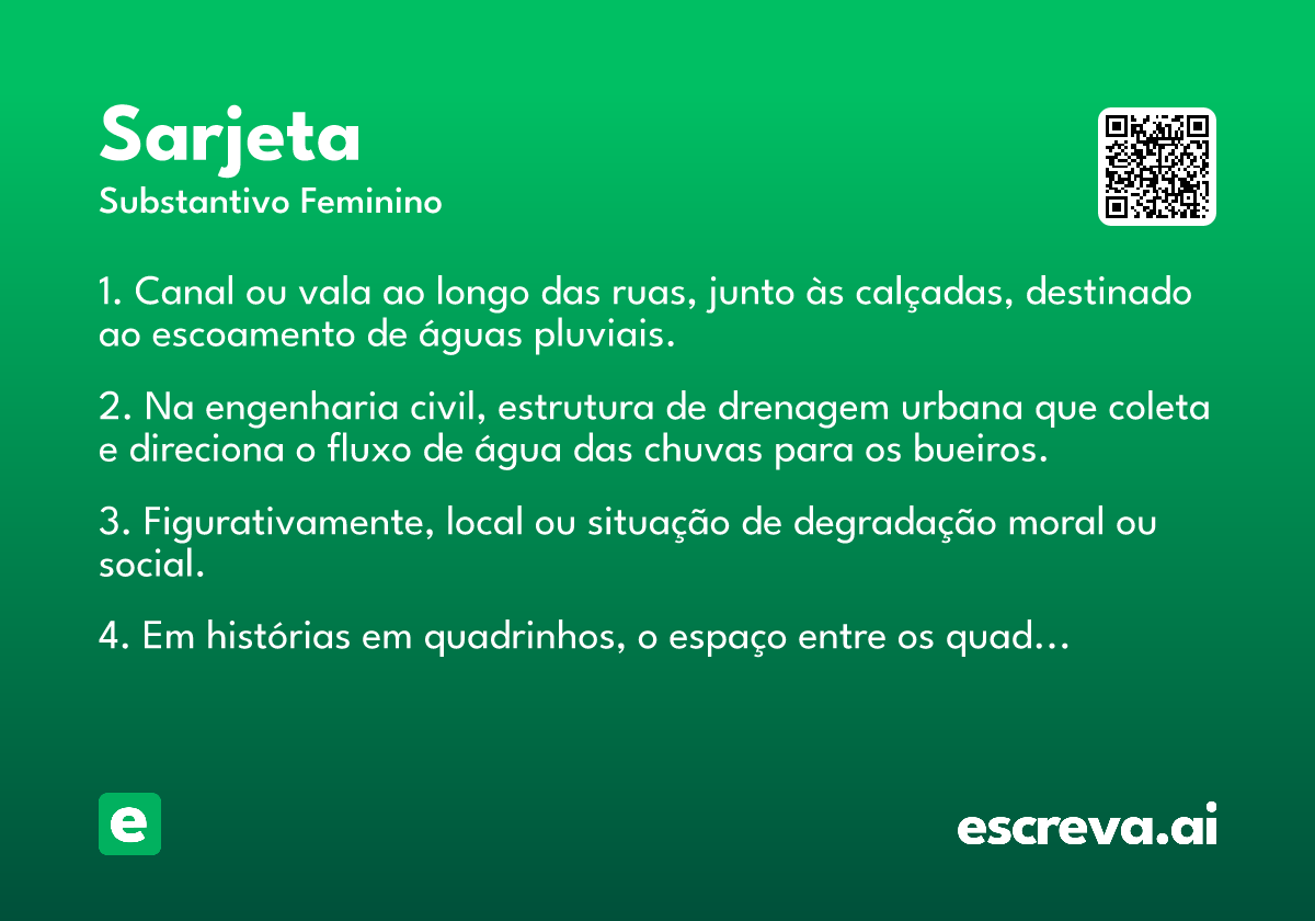 sarjeta