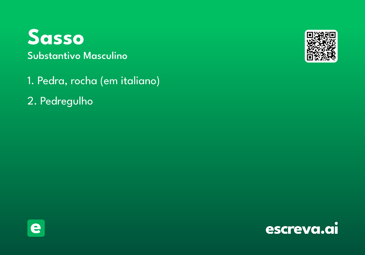 sasso