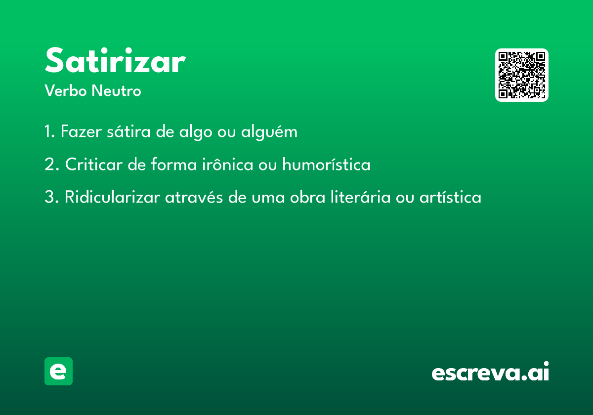 satirizar