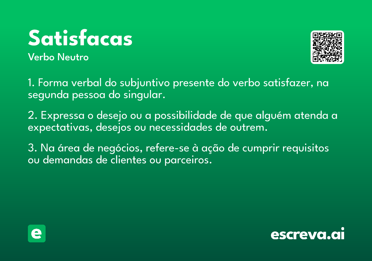 satisfacas