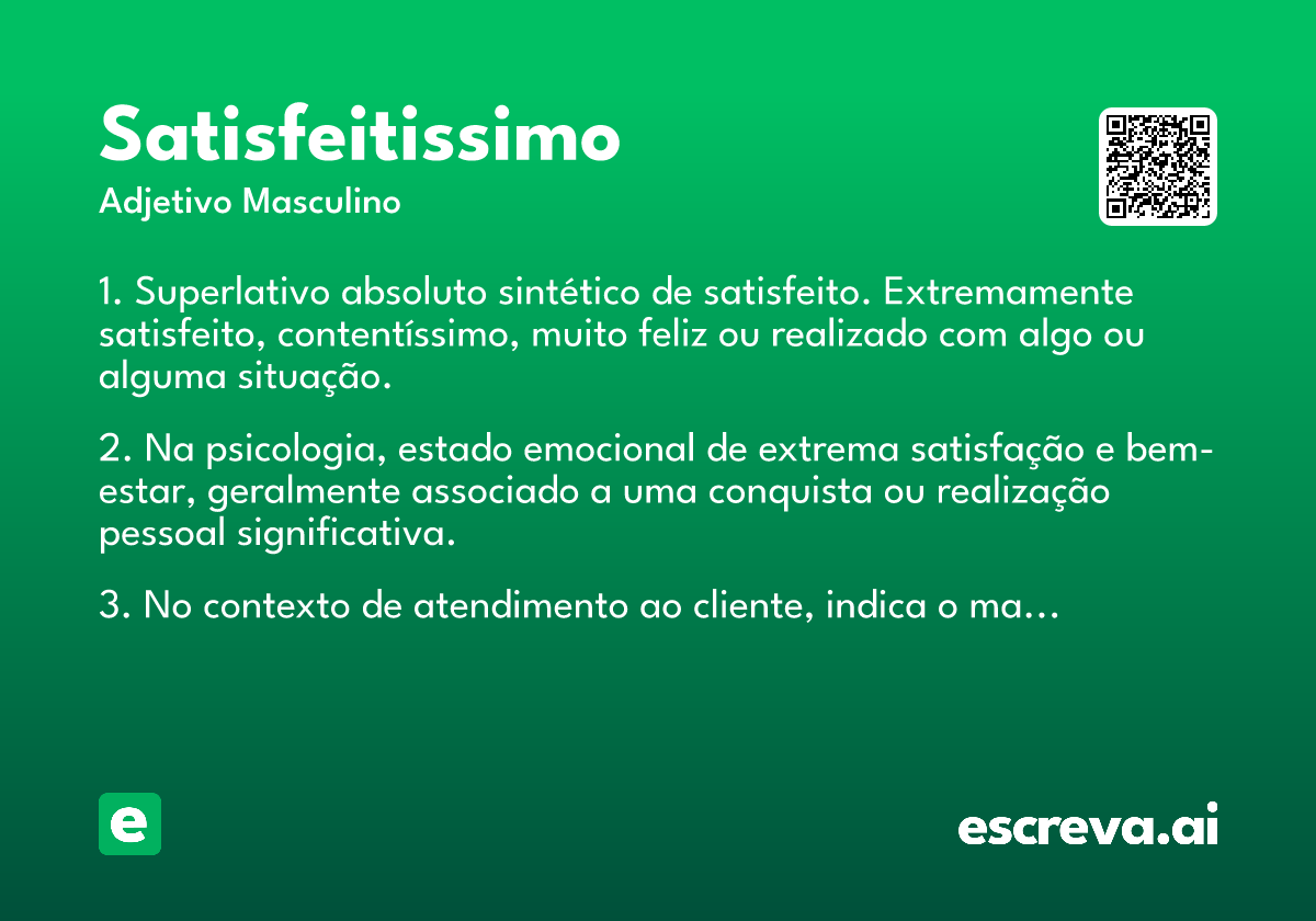 satisfeitissimo