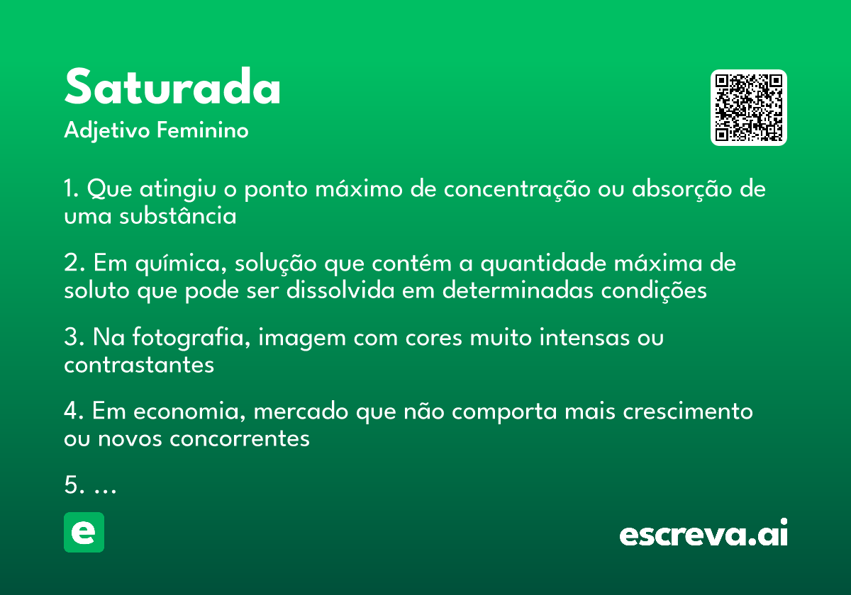 saturada