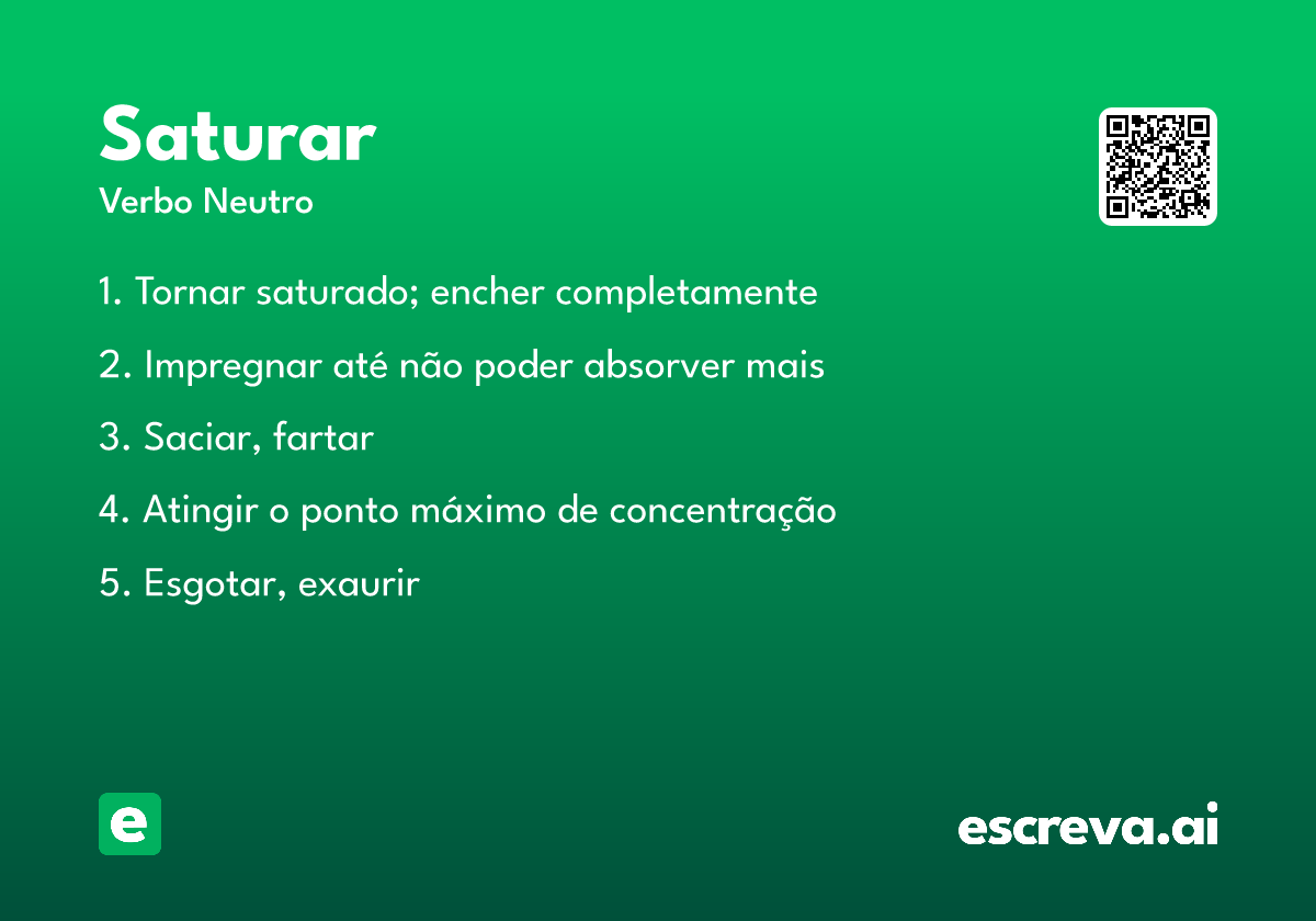 saturar