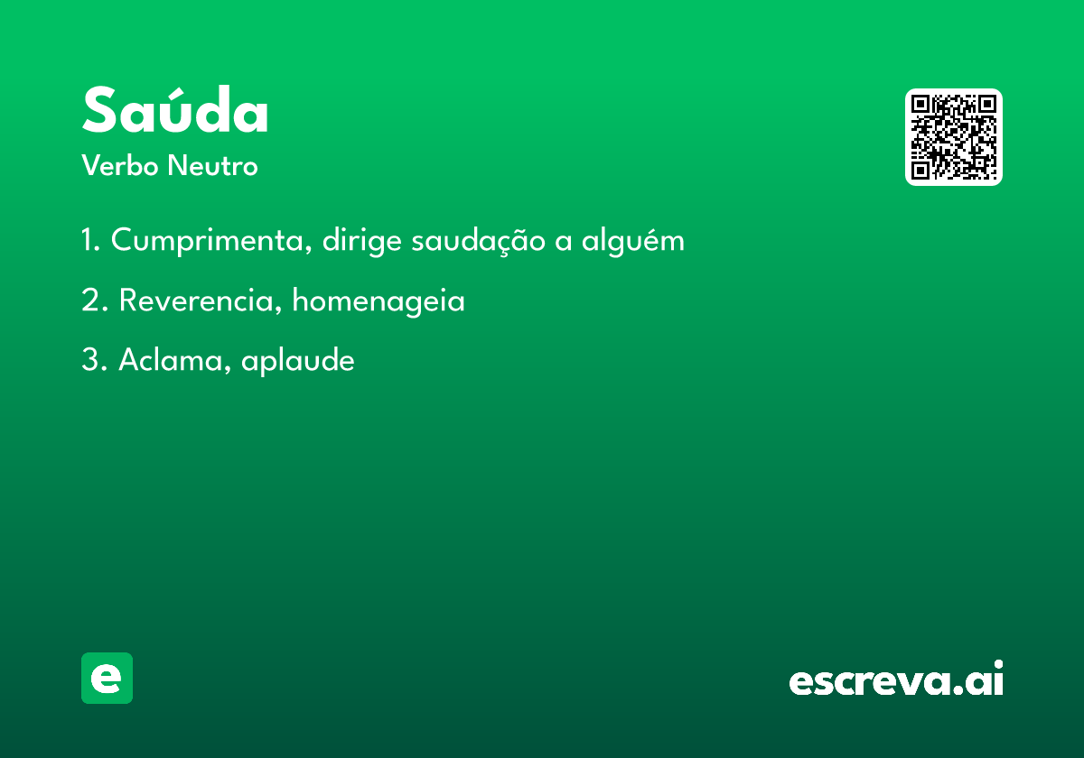 saúda