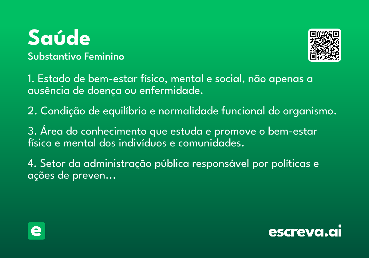 saúde