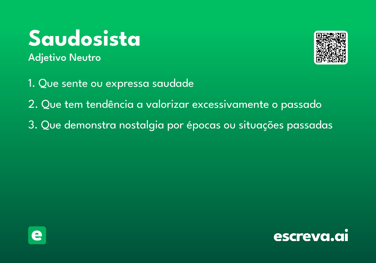 saudosista