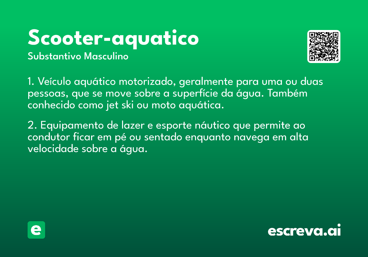scooter-aquatico