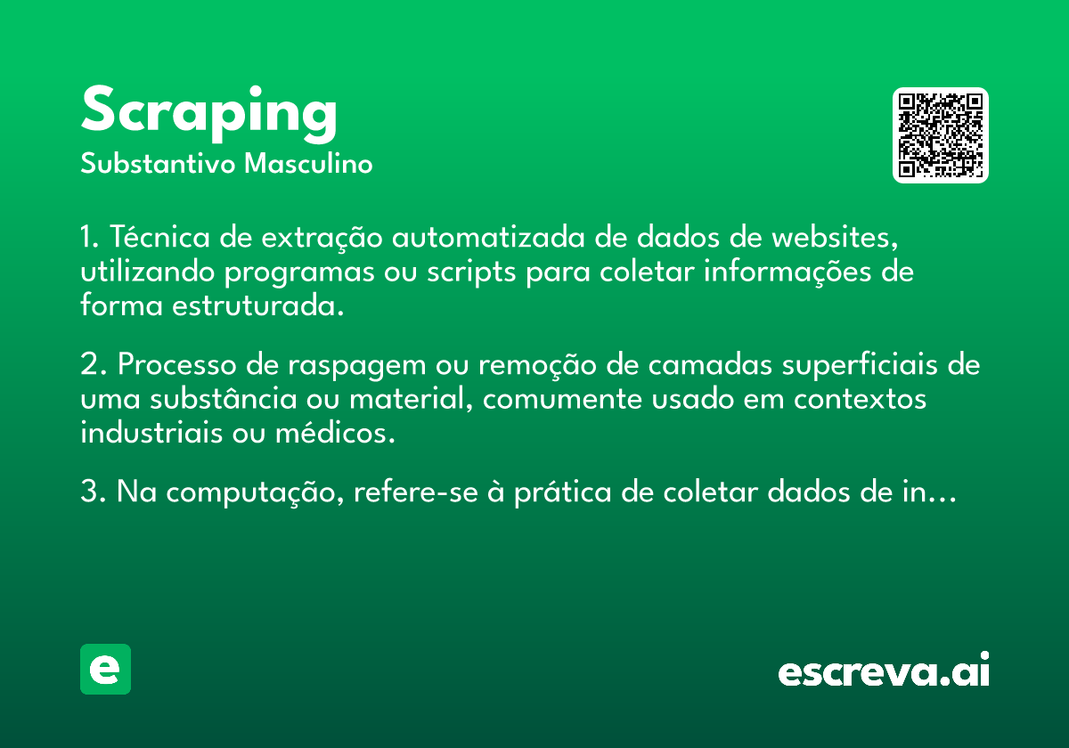 scraping