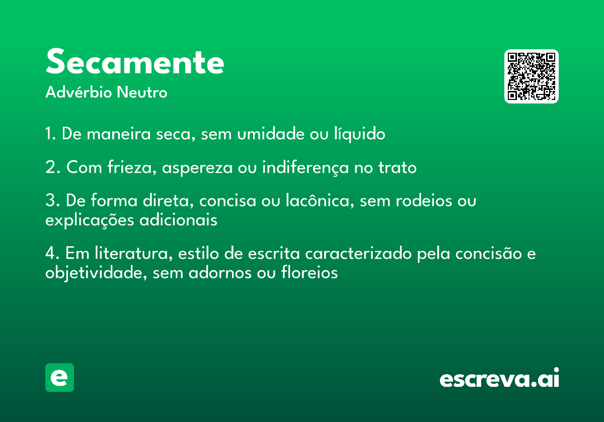 secamente